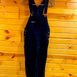 Vintage London London bib overalls dark wash